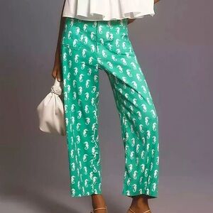 NWT Maeve Collette Pant Seahorse Green 31 Tall